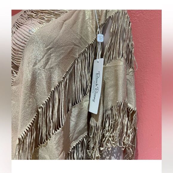 Beach Bunny Gold Fringe Cover-Up - Picture 3 of 10